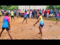 chinthapalli raju teams v s hukumpeta sai u0026 ravi volleyball match in hkp village