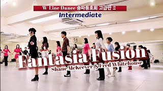 Fantasia Fusion Line Dance || Intermediate ||Shane McKeever \u0026 Fred Whitehouse || 송파동호회 고급반2