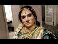 stunning male to female makeup transformation in a gorgeous saree