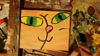 BUTT! Now That I Got Your Attention, I Paint a Butt Cat | Psych Paint'n w/ Perry #54