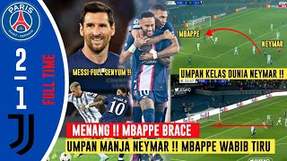 FULL SENYUM😍PSG vs Juventus 2-1🔥Gool Canyik Mbappe Brace, 2 Gol Voli👏Umpan Manja Neymar Kelas Dunia👏