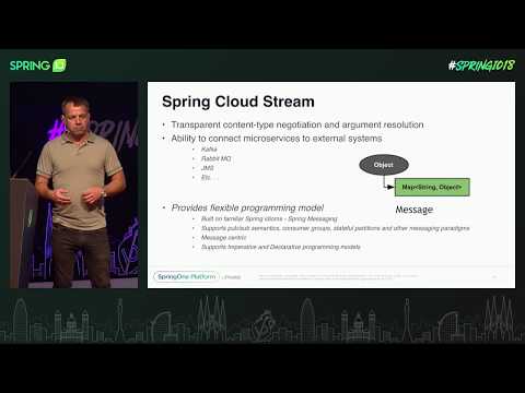 Spring Cloud Stream: Recipes, Tips and Tricks for Developers by Oleg Zhurakousky @ Spring I/O 2018