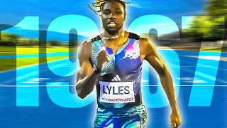 Noah Lyles Electrifying 19.67 200m in Jamaica (Racers Grand Prix 2023)