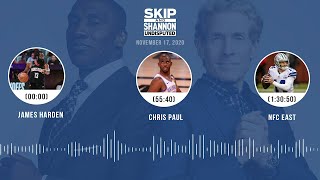 James Harden, Chris Paul, NFC East (11.17.20) | UNDISPUTED Audio Podcast