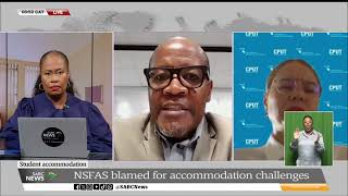 2025 Academic Year | NSFAS blamed for accommodation challenges at CPUT