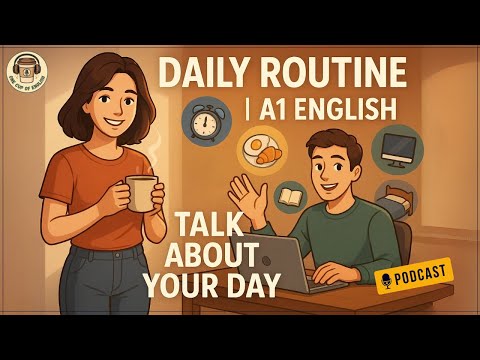 Daily Routine A1 English Talk About Your Day English Podcast