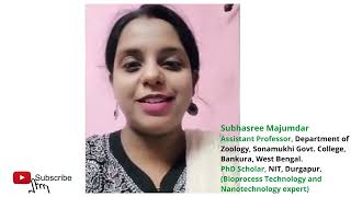 Featuring Subhasree Majumdar, Assistant Professor (Zoology), Sonamukhi Govt. college.