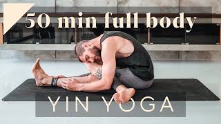 50 Minute Full Body Yin Yoga Practice | Breathe and Flow Yoga