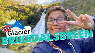 Briksdal Glacier in Norway ⛰️❄️Walking in beautiful nature!