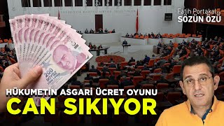 HÜKUMETİN ASGARİ ÜCRET OYUNU CAN SIKIYOR!