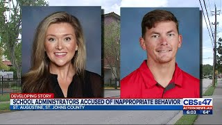 St. Johns school administrators accused of inappropriate behavior | Action News Jax