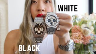 WHITE OR BLACK WATCHES??