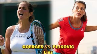 Goerges vs Petkovic Linz Highlights