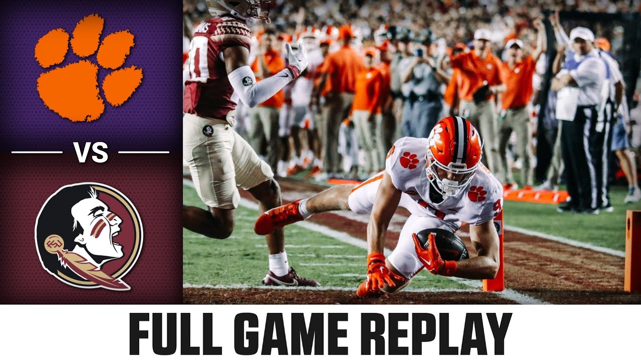 Clemson Vs. Florida State Full Game | 2022 ACC Football - Win Big Sports