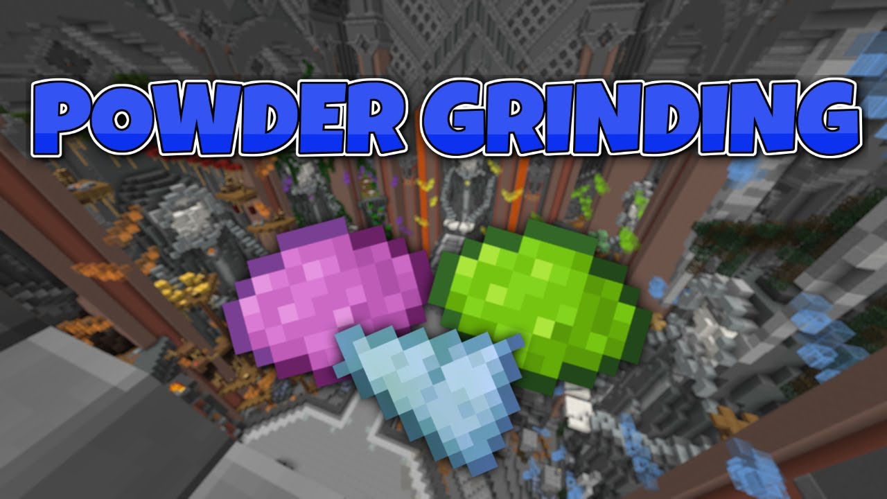 Powder Grinding Hypixel Skyblock Youtube