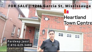 FOR SALE 1246 GARCIA ST, Mississauga |3BR Semi-Detached Facing Park |VERY HIGH DEMAND AREA HEARTLAND
