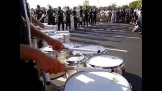 Cavaliers Drum Exercise in the Lot