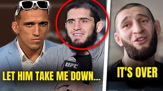 Charles Oliveira says He'll SUBMIT Islam Makhachev?  Khamzat HEAVY Favorite over Diaz!