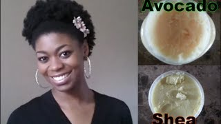 4C Natural Hair - Shea vs Avocado - Butter Comparison - NaturalMe4C