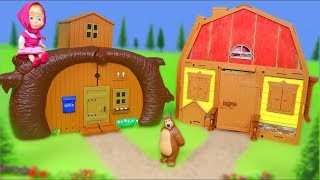 Masha y el oso juguetes - La Casa del Árbol - Toys for Kids