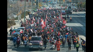 Crown workers hold huge rally in Regina