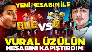 YENİ HESABIM İLE VURAL ÜZÜL ÜN HESABINI KAPIŞTIRDIM! 😱 ( BU HESAP ÇÖP DEDİ! ) - PUBG Mobile