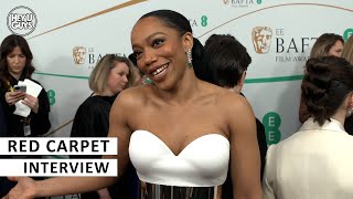 Naomi Ackie BAFTAs 2023 Red Carpet Interview - I Wanna Dance with Somebody