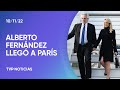 Alberto Fernández arribó a París para reunirse con Emmanuel Macron