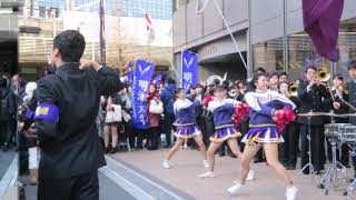 19 1 3箱根駅伝応援　大手町にて