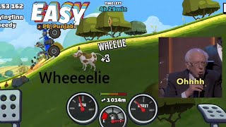 Middle parts Monster Truck 1000 m Wheelie in New Team Event - Hill Climb Racing 2 🔥💯