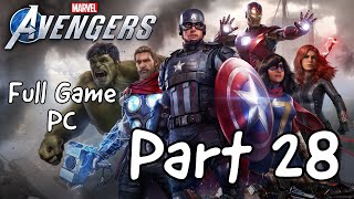 MARVEL AVENGERS Full Game PC Gameplay Part 28 - CAPTAIN AMERICA Iconic Mission (No Commentary)
