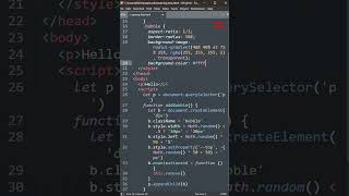 Bubbles Animation | HTML CSS