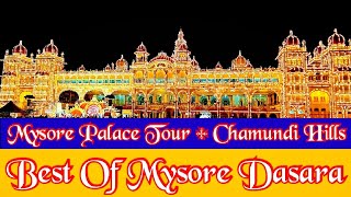 Mysore Palace Tour (Illuminated)  + Chamundi Hills + Nandi of Mysore - Mysore Dasara Experience