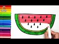 desenhar e colorir 23 frutas 🍎🍊🍋🥝🍇🍉🍍🍌🍏🫐🍓🥭🍐🍈🍑🥥🍒 desenhos para crianças