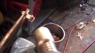 A little trick for sticking motorcycle float needles