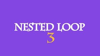 Java Programming Patterns with example 3 Nested Loop urdu hindi 2