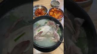 삼계탕 ស៊ុបមាន់យិនសុិន​ Korean Ginseng Chicken Soup #food #reels