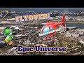 Flying over Universal Epic Universe October 2024