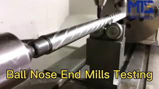 Test The Ball Nose Milling Cutters Before Package