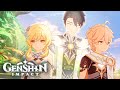 ENDING CUTSCENE!! LUMINE Meets AETHER Genshin Impact Story