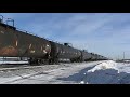 cn train spotting drama cn 5721 u0026 ic 1036 leads mixed freight at bremner ab 4 6 1 26 13