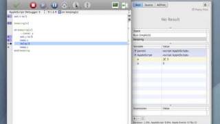 Script Debugger 4.5: Local Variables