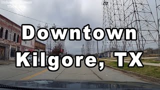 Driving Downtown Kilgore, TX (Dash Cam)