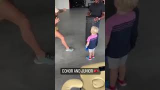 Conor McGregor Training With His Son