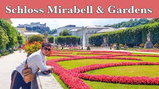 Schloss Mirabell & Gardens, a beautiful palace and garden in Salzburg.