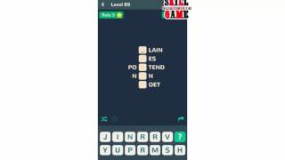 1 Crossword Level 81 - 100 - All Answers - Walkthrough