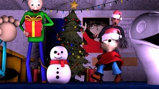 Santa Baldi In Baldi S Christmas - baldi teams up with the grinch and ruins christmas the weird side of roblox the grinch obby