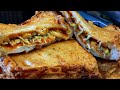 어묵의 달인!! 부평시장 어묵 샌드위치 토스트, 어묵 호떡, Fish cake toast, Sandwich, Fish cake Korean, Korean street food