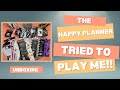 The Happy Planner tried to play me!!! Watch as I unbox my latest order