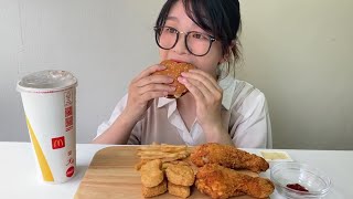 吃麥當勞炸雞#mcdonalds #麥當勞 #eatingshow #mukbang #吃播